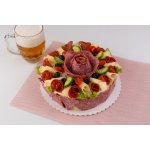 Sladká Pohotovost Slaný dort kulatý Česneková pomazánka 1 kg – Zboží Dáma