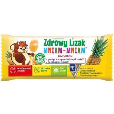 Starpharma Zdravé lízátko s 12 vitamíny Ananas 6 g – Hledejceny.cz