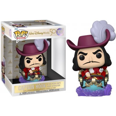 Funko Pop! 109 Rides Disney 50th Anniversary Captain Hook at the Peter Pan's Flight Attr – Zboží Mobilmania