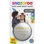 Snazaroo barva na obličej metalická 18 ml stříbrná – Hledejceny.cz