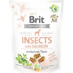 Brit Care Dog Crunchy Cracker Insects with Salmon enriched with Thyme 200 g – Zboží Dáma