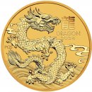 The Perth mint zlatá mince Lunární Série III Rok Draka 2024 1/2 oz