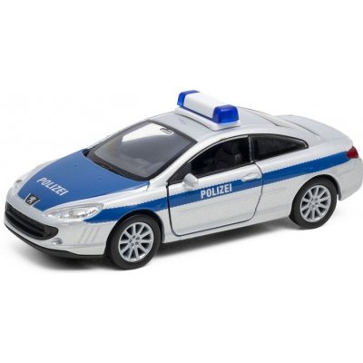 Welly Peugeot Coupé 407 Polizei 1:34 – Zboží Dáma