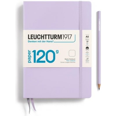 Leuchtturm1917 Zápisník 120G Lilac Medium A5 čistý – Zboží Živě