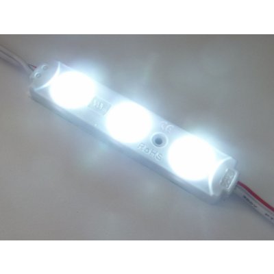 T-led LED modul 12V 0,72W 3čip 7000K studená bílá pro světelné reklamy 07901