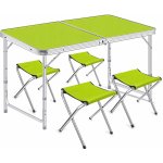Verk 14469 Skládací kempingový set pro 4 osoby zelený – Hledejceny.cz