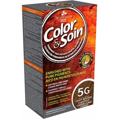 Color & Soin barva na vlasy 5G světle zlatá hnědá 135 ml