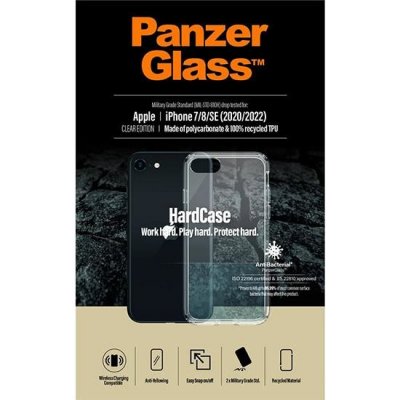 Pouzdro PanzerGlass HardCase čiré, Apple iPhone 7/8/SE 2020/SE 2022 0377 – Zboží Mobilmania