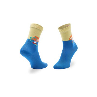 Happy Socks Vysoké dětské ponožky KSFB01-6300 Modrá