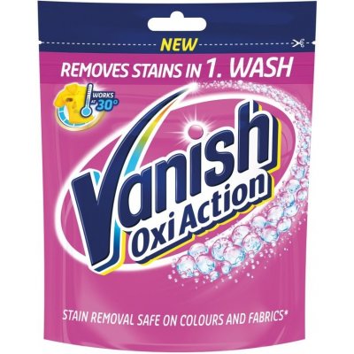 Vanish Gold Oxi Action Pink odstraňovač skvrn prášek 10 dávek 300 g – Zboží Mobilmania