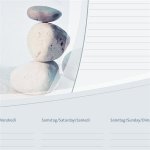 Sigel stolní podložka harmony 595 x 410 mm 3 roční a týdenní kalendář HO370 – Zboží Dáma