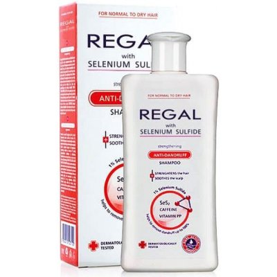 Selson Regal selenium sulfide posilující šampon proti lupům 200 ml – Zboží Mobilmania