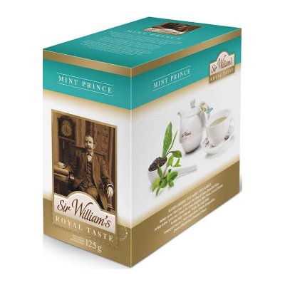 Sir Williams Tea Royal Taste Mint Prince Bylinkový čaj 50 x 2,5 g – Hledejceny.cz