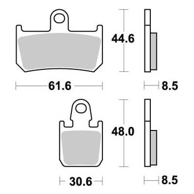 Brzdové destičky Brembo přední YAMAHA YZF 1000 R1 rok 07-14 | Zboží Auto