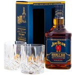 Jim Beam Double Oak 43% 0,7 l (dárkové balení 2 sklenice) – Hledejceny.cz
