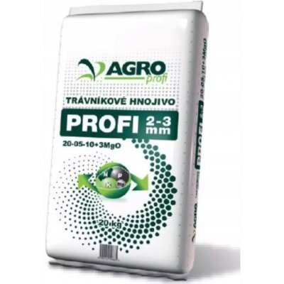 AGRO Profi Trávníkové hnojivo 20-05-10+3MgO 20 kg – Zbozi.Blesk.cz