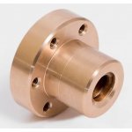 Matice Trapézová Kruhová Bronz Tr12x3 (28x35) s přírubou – Hledejceny.cz