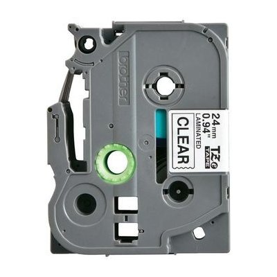 Alternativní páska pro Brother TZ-151 + TZe-151, 24 mm x 8 m, černý tisk + transparentní podklad – Zboží Živě