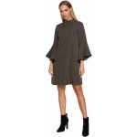 M698 A line dress with angel sleeves khaki – Hledejceny.cz