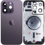 Kryt Apple iPhone 14 Pro - Zadní Housing (Deep Purple), Deep Purple – Zboží Živě
