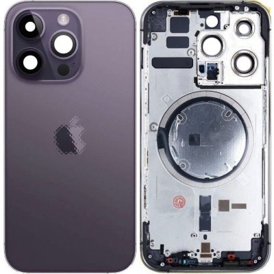Kryt Apple iPhone 14 Pro - Zadní Housing (Deep Purple), Deep Purple – Zboží Živě
