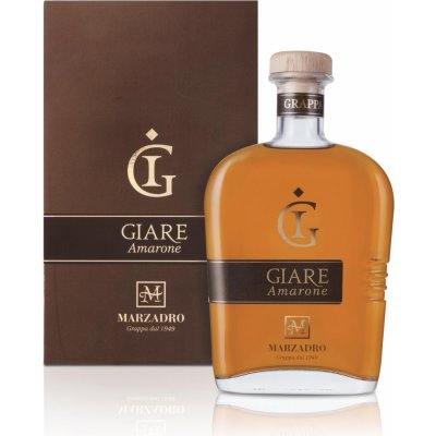 Marzadro Le Giare Grappa Amarone 41% 0,7 l (holá láhev) – Zboží Mobilmania