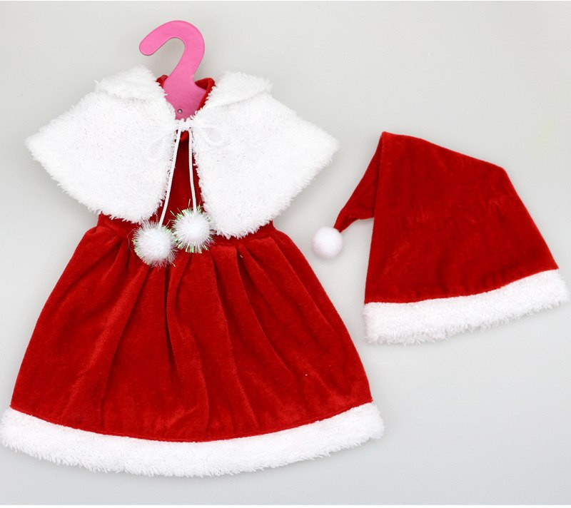 Baby Born Oblečení na American girl a 45 cm 4 vánoční červené šaty kožíšek  a čepička od 209 Kč - Heureka.cz