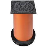 Aliaxis KGRV DN 400 šachtový teleskop 315/610 mm s manžetou čtvercový poklop bez odvětrání 12t – Zboží Dáma