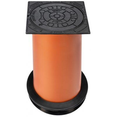 Aliaxis KGRV DN 400 šachtový teleskop 315/610 mm s manžetou čtvercový poklop bez odvětrání 12t – Zboží Dáma