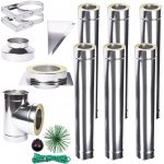 Solid izolovaný komín Slim Eco 0,5 200mm 6m – Hledejceny.cz