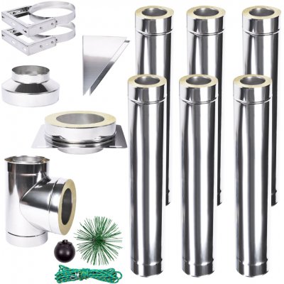 Solid izolovaný komín Slim Eco 0,5 200mm 6m – Hledejceny.cz