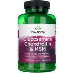 Swanson Glukozamina Chondroityna i MSM Higher Strength 120 tablet – Hledejceny.cz