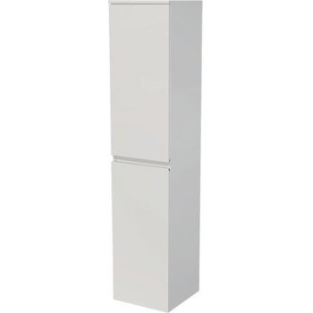 Intedoor Závěsná koupelnová skříňka Landau bílá 35 cm levá s košem