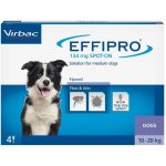 Effipro Spot-on Dog M 10-20 kg 4 x 1,34 ml – Hledejceny.cz