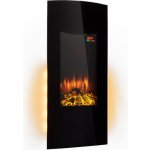 Klarstein Elektrický krb do obývacího pokoje a interiéru s LED plameny ventilátorový ohřívač s časovačem nastavitelný termostat ohřívač 2000 W – Zboží Dáma