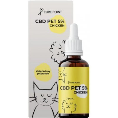 Cure Point CBD PET 5% Olej pro psy Chicken 10 ml – Zboží Mobilmania