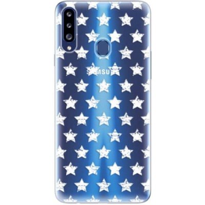 iSaprio Stars Pattern Samsung Galaxy A20s bílé – Zbozi.Blesk.cz