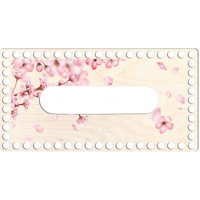 ExpressLaser.cz Dřevěné víko na kapesníky 13 x 25 cm Sakury – Sleviste.cz