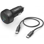 HAMA set: rychlá USB nabíječka do vozidla USB-C PD/QC 25 W + kabel USB C-C 1 m – Zboží Živě