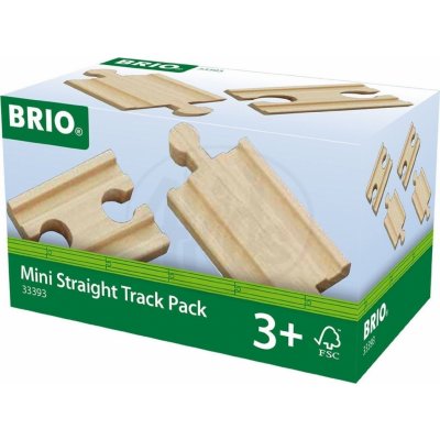 Brio Mini koleje rovné spojky 54 mm 4 ks 33333 – Sleviste.cz