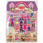 Melissa & Doug Y-Adhezní sešit se samolepkami oblékání panenek MDa12195 – Zboží Dáma