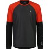 Cyklistický dres MONS ROYALE TARN MERINO SHIFT WIND JERSEY retro red/black