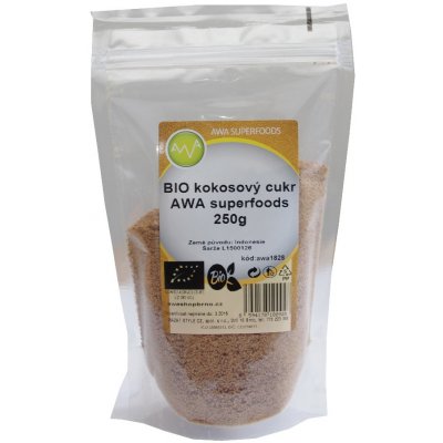 AWA superfoods Bio kokosový cukr 250 g – Zbozi.Blesk.cz