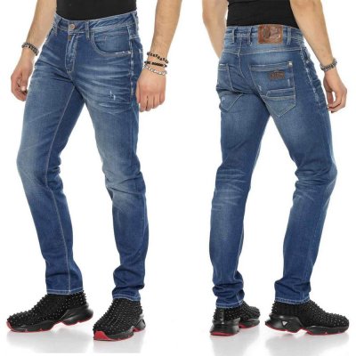 CIPO & BAXX kalhoty pánské CD386 slim fit jeans džíny