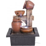 ProGarden fontána pokojová s LED osvětlením 4 Amfory – Zbozi.Blesk.cz