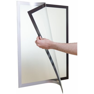 Durable - Samolepící rámeček DURAFRAME POSTER A1 - Stříbrný – Zboží Živě