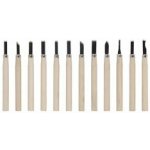 KREATOR Mini dláta na dřevo, sada 12 ks - KRTH23602 – Zbozi.Blesk.cz