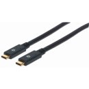 Manhattan 354905 USB-C , USB 3.1, Gen 1, USB-C Male na USB-C Male, 5 Gbps, 2m, černý