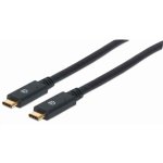 Manhattan 354905 USB-C , USB 3.1, Gen 1, USB-C Male na USB-C Male, 5 Gbps, 2m, černý – Hledejceny.cz