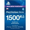 PlayStation dárková karta 1500 Kč